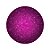 Balão Bubble Transparente com Glitter Rosa - 18" 45cm - 01 Unidade - Partiufesta - Rizzo Embalagens - Imagem 1