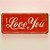 Litoarte I Love You -35cm x 14,6cm - 1 Unidade - Rizzo Embalagens - Imagem 1