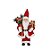 Papai Noel com Caixa de Presentes Xadrez Vermelho 40cm - 01 unidade Cromus Natal - Rizzo Embalagens - Imagem 1