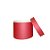Caixa Redonda Cartonada para Box de Luxo Vermelha - 01 Unidade - Rizzo Embalagens - Imagem 5