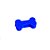 Caixinha Lembrancinha - Ossinho - Azul Marinho - 8cm - 6 UN - Rizzo - Imagem 1