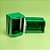 Mini Caixote - Verde Escuro - 12x7cm - 1 UN - Rizzo - Imagem 1