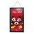 Quadro Decorativo Feliz Natal Mickey e Minnie - 25,44,5cm - 01 Unidade - Cromus - Rizzo Embalagens - Imagem 1