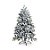 Árvore de Natal Rosário Neve - 120cm - 01 Unidade - Cromus Natal - Rizzo Embalagens - Imagem 1