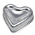 Forma Ballerine em Alumínio - Coração - Ref 1069 - P - Caparroz - Rizzo - Imagem 1
