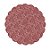 Fundo Quadrado para Bandeja com Renda Marsala 9cm 100 Unidades Cromus Rizzo - Imagem 1