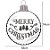 Placa Decorativa - Merry Christmas - 74cm - 01 unidade - Cromus Natal - Rizzo Embalagens - Imagem 2