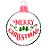 Placa Decorativa - Merry Christmas - 74cm - 01 unidade - Cromus Natal - Rizzo Embalagens - Imagem 1