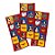 Adesivo Quadrado - Mulher Maravilha Kids - 30 Unidades - Festcolor - Rizzo Embalagens - Imagem 1