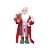 Papai Noel de Pijama Xadrez/Vermelho 45cm  - 01 unidade - Cromus Natal - Rizzo Embalagens - Imagem 1