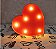 Luminária LED - Coração - Vermelho - 01 UN - Artlille - Rizzo - Imagem 2