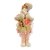 Boneco de Páscoa - Coelho com Roupa de Flores - 01 UN - Cromus - Rizzo - Imagem 1