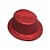 Adereço de Carnaval Chapéu Glitter - Vermelho - Mod 7006 - 01 unidade - Rizzo - Imagem 1