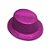 Adereço de Carnaval Chapéu Glitter - Rosa - Mod 7006 - 01 unidade - Rizzo - Imagem 1