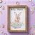Quadro Decorativo Coelho Floral Páscoa - Cromus - 01 un - Rizzo - Imagem 1