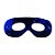 Máscara de Carnaval em Papel Holográfico - Azul - Mod 6934 - 12 unidades - Rizzo - Imagem 2