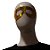 Máscara de Carnaval em Papel Holográfico - Dourado - Mod 6934 - 12 unidades - Rizzo - Imagem 2