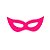 Máscara de Carnaval em Papel - Gatinho - Rosa Neon - Mod 6943 - 12 unidades - Rizzo - Imagem 1