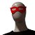 Máscara de Carnaval em Papel - Gatinho - Vermelho - Mod 6943 - 12 unidades - Rizzo - Imagem 2