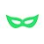 Máscara de Carnaval em Papel - Gatinho - Verde Neon - Mod 6943 - 12 unidades - Rizzo - Imagem 1
