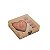 Caixa Meio Ovo Coração com Docinhos 250g - Kraft Doçura - 06 Unidades - Cromus - Rizzo - Imagem 1