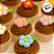 Mini Confeito - Kit Primavera Margaridas Coloridas - 8 Flores e 8 Folhas - Abelha Confeiteira - Rizzo - Imagem 2