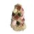 Cone Decorativo de Páscoa Decorado com Ovos Rosa e Amarelo - 1 unidade - Rizzo - Imagem 1