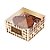 Caixa New Practice para Meio Ovo 100 g com 3 Docinhos - Tons de Chocolate - 6 Unidades - Cromus - Rizzo - Imagem 1