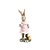 Coelha Decorativa de Resina Camponesa - Fancy - 1 unidade - Cromus - Rizzo - Imagem 1