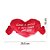 Almofada Coração Pelúcia "Como é Grande o Meu Amor Por Você" - M - 1 unidade - Fizzy - Rizzo Embalagens - Imagem 2