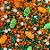 Sprinkles de Páscoa verde com Pérolas Laranjas e Brancas 60 g - 1 unidade - Morello - Rizzo - Imagem 1