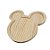Tábua de Madeira Crua Rosto Mickey - 25 x 23 cm - 1 unidade - Rizzo Embalagens - Imagem 2