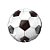 Balão Metalizado Redondo Bola Futebol - 18'' (45cm) - 1 unidade - Cromus - Rizzo Embalagens. - Imagem 1