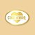 Adesivo "Com Amor" - Ref.2028 - Hot Stamping - Dourado - 100 unidades - Stickr - Rizzo - Imagem 1