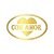 Adesivo "Com Amor" - Ref.2028 - Hot Stamping - Dourado - 100 unidades - Stickr - Rizzo - Imagem 1