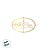 Adesivo "Com Carinho" - Ref.2025 - Hot Stamping - Dourado - 100 unidades - Stickr - Rizzo - Imagem 3