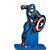 Personagem MDF P Capitão América Avengers - 1 Unidade - Festcolor - Rizzo Embalagens. - Imagem 1