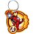 Chaveiro MDF Homem de Ferro Avengers - 1 Pacote 4 Peças - Festcolor - Rizzo Embalagens. - Imagem 1