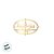Adesivo "Parabéns" - Ref.2026 - Hot Stamping - Dourado - 100 unidades - Stickr - Rizzo - Imagem 3