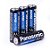 Pilha Comum Pequena (AA) 1,5V - 01 pct c/ 4 unds. - Panasonic - Rizzo - Imagem 1
