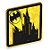 Quadro Decorativo Brasão MDF Batman Geek - 1 Unidade - Festcolor - Rizzo Embalagens - Imagem 1