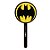 Pick Decorativo Logo Redondo MDF Batman Geek - 1 Unidade - Festcolor - Rizzo Embalagens - Imagem 1