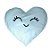 Coração Feliz em Feltro Azul - 1 unidade - Pé de Pano - Rizzo Embalagens - Imagem 1
