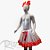 Kit Fantasia Carnaval - Vermelho poá branco - Mod:621 - 01 unidade - Rizzo Embalagens - Imagem 1