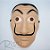 Máscara de Carnaval - La Casa de Papel - Mod:164 - 01 unidade - Rizzo Embalagens - Imagem 1