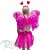 Kit Fantasia Carnaval - Borboleta - Tiara Led - Rosa Pink - Mod:638 - 01 unidade - Rizzo - Imagem 2