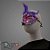 Máscara de Carnaval Bordada Luxo Mod:198 - Roxo - 01 unidade - Rizzo Embalagens - Imagem 2