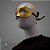 Máscara de Carnaval Veneziana - Ref:H17 - Dourado - 01 unidade - Rizzo - Imagem 1