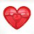 Petisqueira de Coração em Acrílico com Tampa - 1 unidade - Plastifesta - Rizzo - Imagem 2