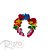 Tiara Havaiana - Flores Sortidas  - Mod:6906 - 01 unidade - Rizzo Embalagens - Imagem 2